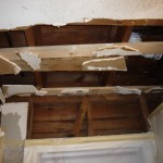 Bathroom Repair - Replacing Boards
